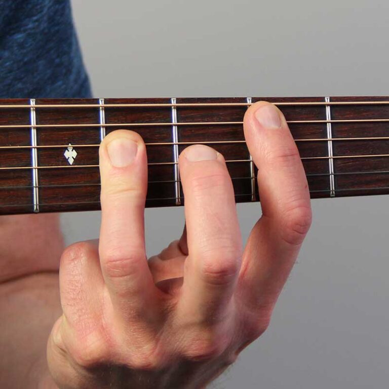 How to Play a B Major Chord - Notes on a Guitar