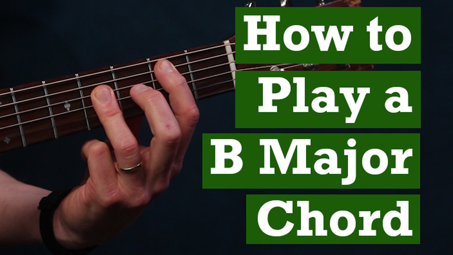 what is a b chord on guitar